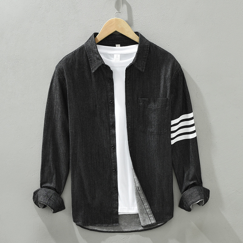Varsity Denim Shirt